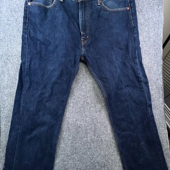 Levi's 505 Regular Fit 40x30 Men Blue Denim Jeans Red Tab w Pockets, Belt Loops - Picture 1 of 16
